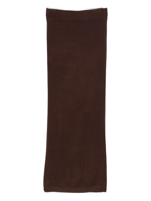 ENTIRE STUDIOS ribbed midi skirt - Brown - zdjęcie produktu nr 2