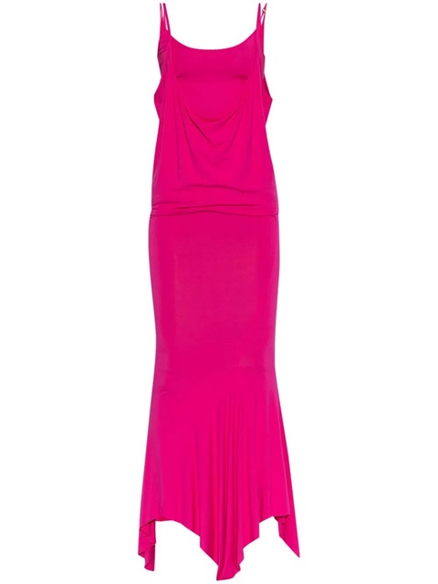 The Attico layered mermaid-silhouette maxi dress - Pink - zdjęcie produktu nr 1