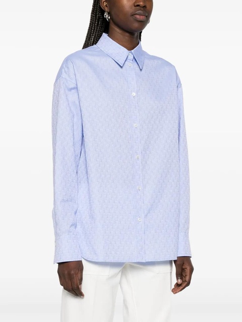 Ferragamo monogram shirt - Blue - zdjęcie produktu nr 1