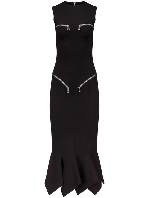 AREA handkerchief-hem dress - Black - zdjęcie produktu nr 1