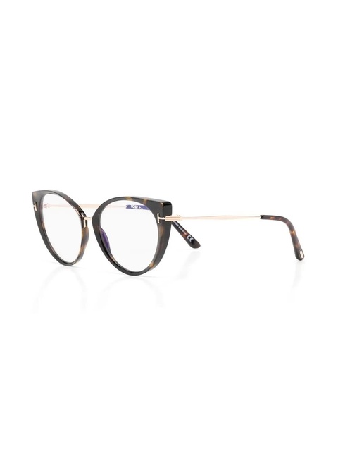 TOM FORD Eyewear cat-eye frame glasses - Brown - zdjęcie produktu nr 2