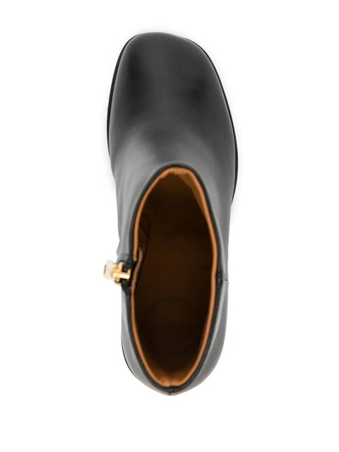 Chloé 75mm Rebecca leather boots - Black - zdjęcie produktu nr 2