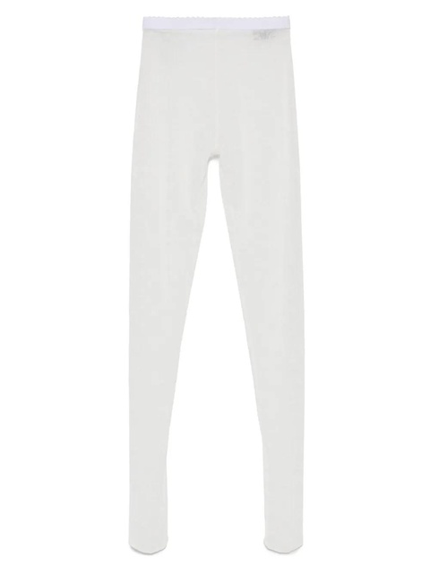 Marine Serre flocked mesh tights - White - zdjęcie produktu nr 2
