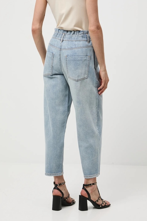 Medicine jeansy bawełniane damskie kolor niebieski - zdjęcie produktu nr 2