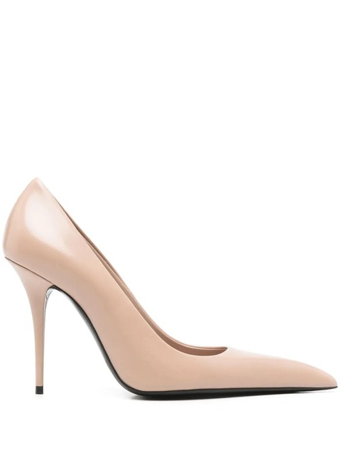 Saint Laurent leather heeled pumps - Neutrals - zdjęcie produktu nr 1