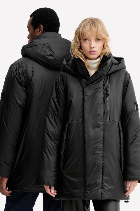 Rains kurtka 17240 Torna Insulated Long Jacket kolor czarny zimowa 17240 - zdjęcie produktu nr 1
