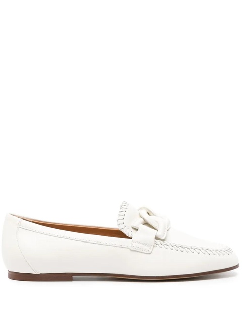 Tod's Kate leather loafers - White - zdjęcie produktu nr 2