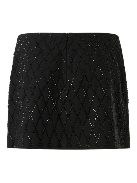 PINKO rhinestone-embellished fitted skirt - Black - zdjęcie produktu nr 2
