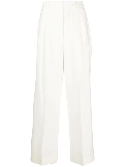 AMI Paris high-waisted flared trousers - 185 IVORY - zdjęcie produktu nr 1