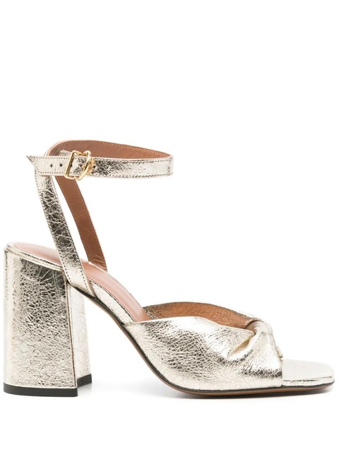 Maje 85mm metallic sandals - Gold - zdjęcie produktu nr 1