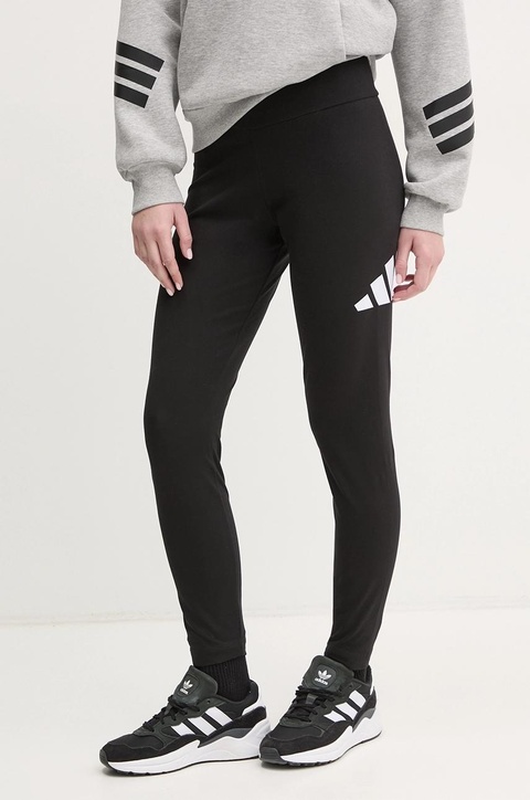 adidas legginsy Essentials damskie kolor czarny z nadrukiem JH1182 - zdjęcie produktu nr 1