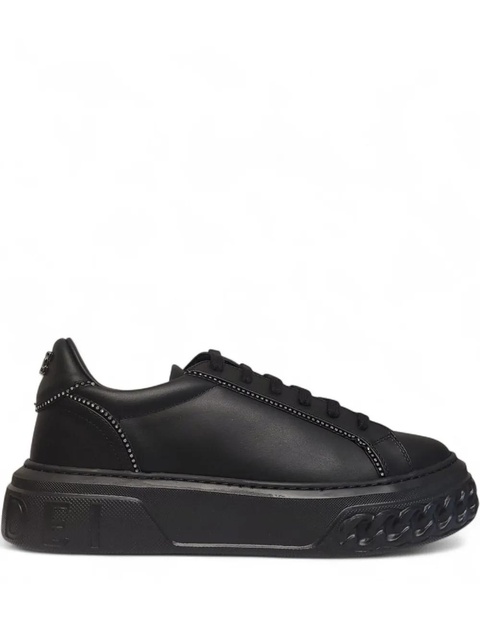 Casadei Off Road chain-embossed sneakers - 9000 BLACK - zdjęcie produktu nr 1