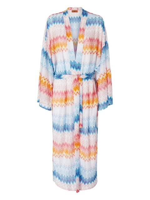 Missoni zigzag lamé cover-up - Blue - zdjęcie produktu nr 1