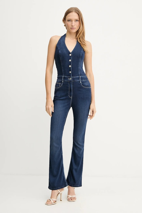 Guess kombinezon jeansowy BETSY kolor granatowy W5YD57 D0782 - zdjęcie produktu nr 1