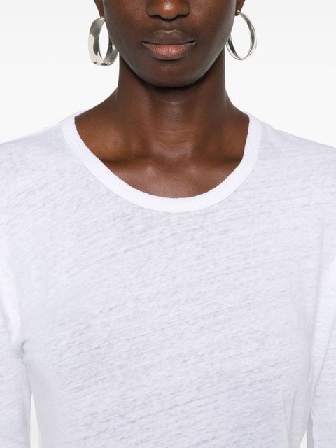 MARANT ÉTOILE Zeline T-shirt - White - zdjęcie produktu nr 2