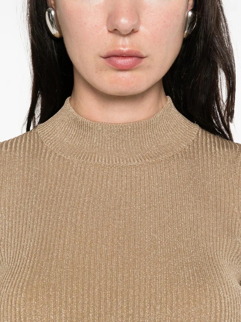 Max Mara Spezie ribbed short-sleeve top - Neutrals - zdjęcie produktu nr 2