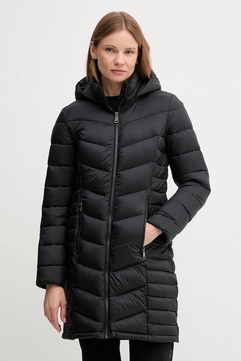Dkny kurtka kolor czarny zimowa DLEMPR21 - zdjęcie produktu nr 1