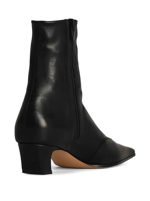 KHAITE 40mm Nevada square-toe ankle boots - Black - zdjęcie produktu nr 2