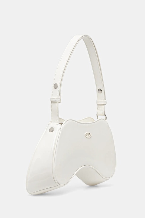 Diesel torebka PLAY PLAY SHOULDER cross bodyb kolor biały X10201.P6255 - zdjęcie produktu nr 2