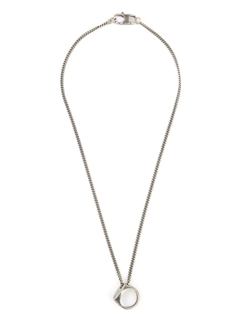 MM6 Maison Margiela Numeric ring necklace - Silver - zdjęcie produktu nr 1
