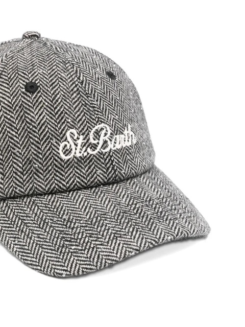 MC2 Saint Barth logo-embroidered baseball cap - Black - zdjęcie produktu nr 1