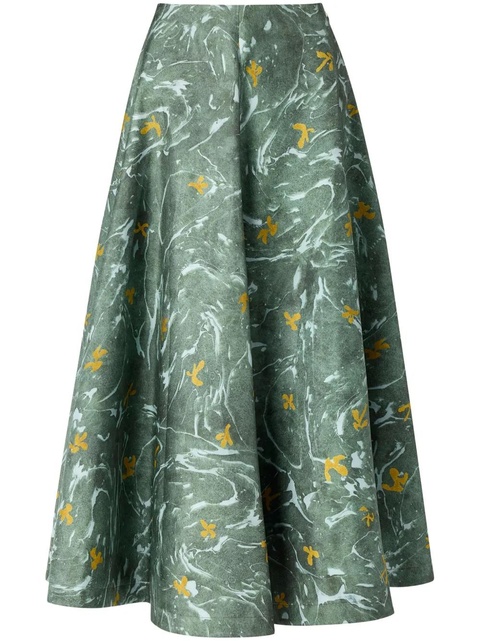Altuzarra Varda midi skirt - Green - zdjęcie produktu nr 1