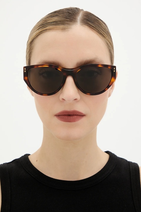 Isabel Marant okulary przeciwsłoneczne damskie kolor brązowy IM 0217/S - zdjęcie produktu nr 2