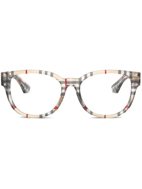 Burberry Eyewear Vintage Check glasses - Grey - zdjęcie produktu nr 1