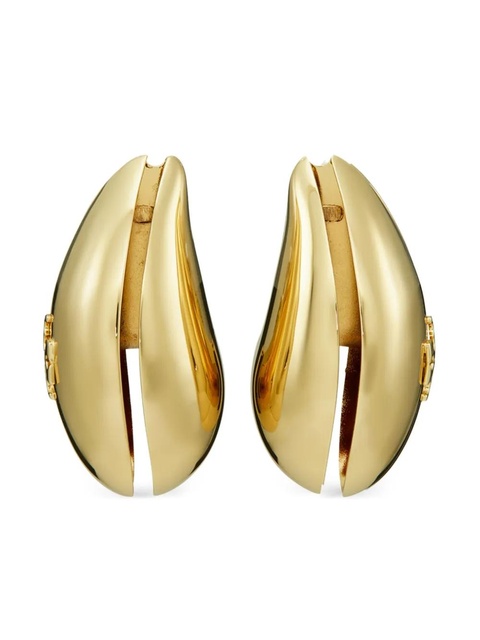 Tory Burch Wave clip-on earrings - Gold - zdjęcie produktu nr 2