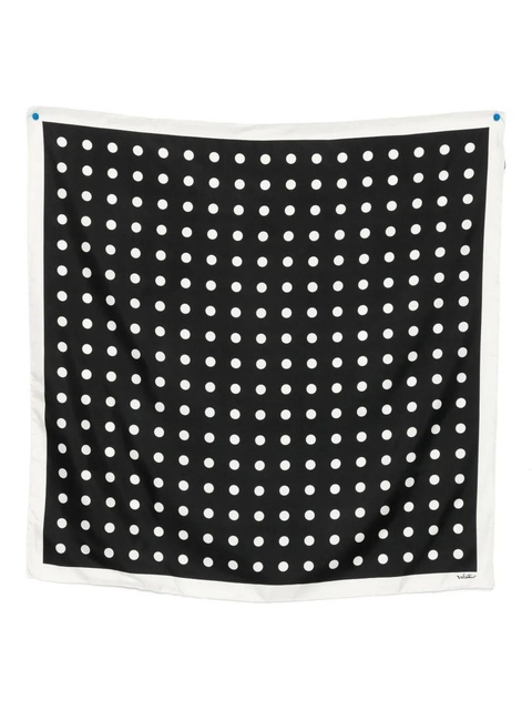 Valentino Garavani polka dots silk scarf - Black - zdjęcie produktu nr 1