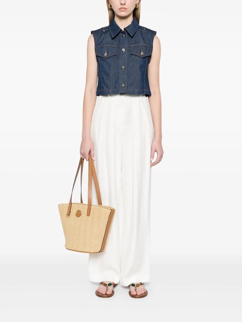 Maje pleated palazzo trousers - Neutrals - zdjęcie produktu nr 2