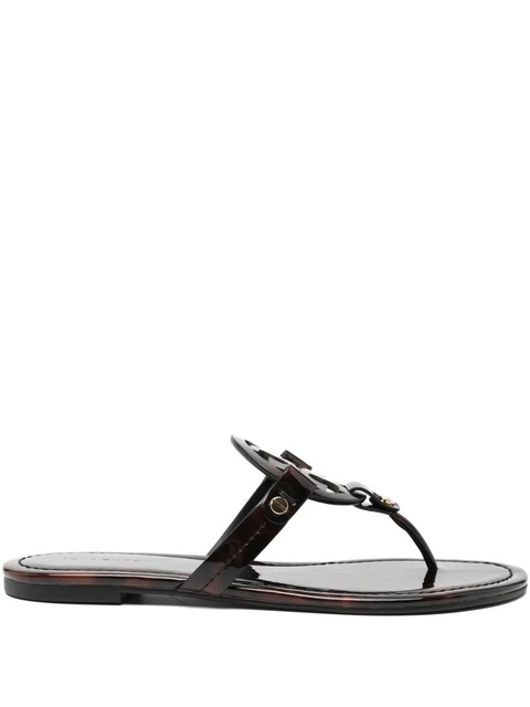 Tory Burch logo sandals - Brown - zdjęcie produktu nr 1