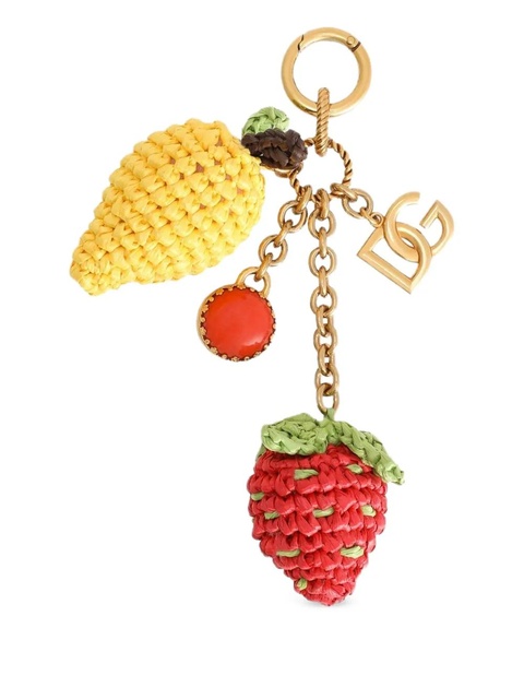 Dolce & Gabbana strawberry keyring - Gold - zdjęcie produktu nr 1