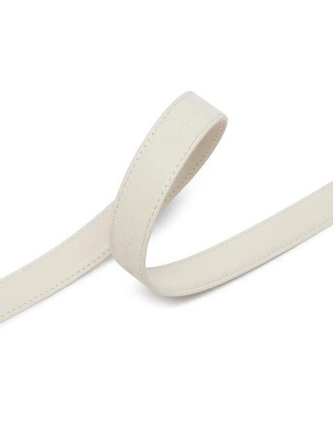 PINKO Love Birds leather belt - White - zdjęcie produktu nr 2