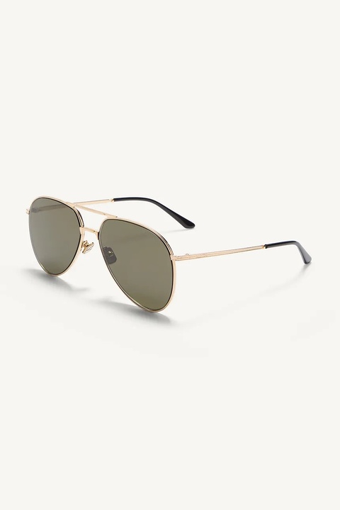 Valentino okulary przeciwsłoneczne VLS-172 kolor złoty VLS.172A - zdjęcie produktu nr 1