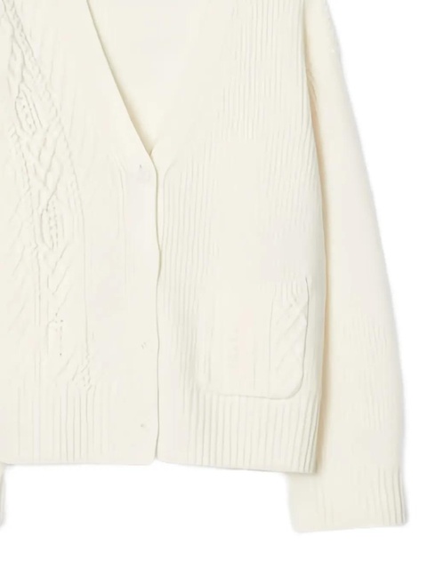 3.1 Phillip Lim cable-knit V-neck cardigan - Neutrals - zdjęcie produktu nr 2