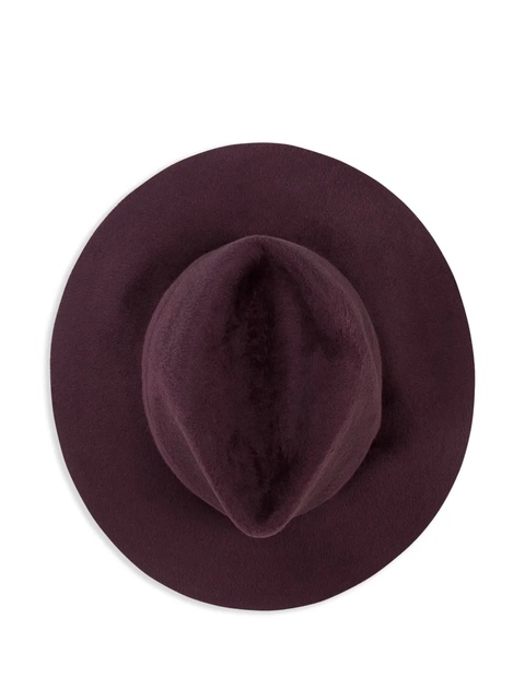 Loro Piana cashmere felt fedora hat - Brown - zdjęcie produktu nr 2