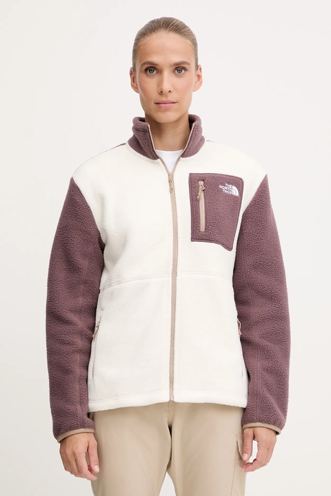The North Face bluza outdoorowa Yumiori damska kolor biały wzorzysta NF0A8E88EWO1 - zdjęcie produktu nr 1