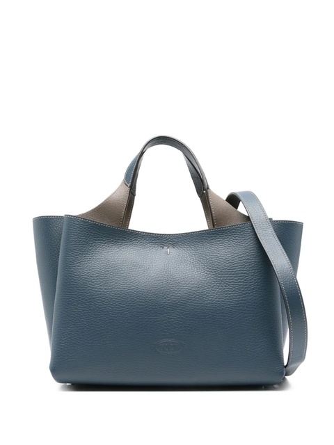 Tod's mini leather handbag - Blue - zdjęcie produktu nr 1