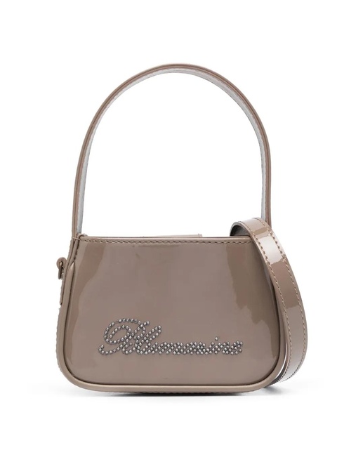 Blumarine crystal-embellished logo mini bag - Brown - zdjęcie produktu nr 1