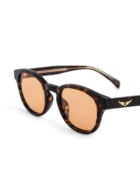 Zadig&Voltaire ZV23H6 round-frame sunglasses - Brown - zdjęcie produktu nr 2