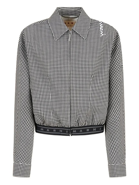 Marni checked jacket - Black - zdjęcie produktu nr 1