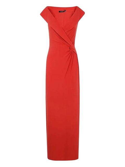Lauren Ralph Lauren knot-detail maxi dress - Red - zdjęcie produktu nr 1