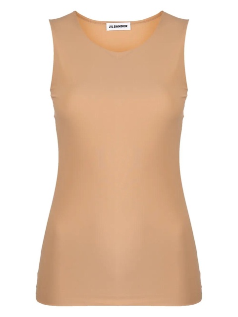 Jil Sander round-neck tank top - Brown - zdjęcie produktu nr 1