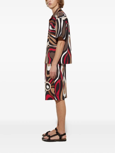 PUCCI marmo-print shorts - Black - zdjęcie produktu nr 2