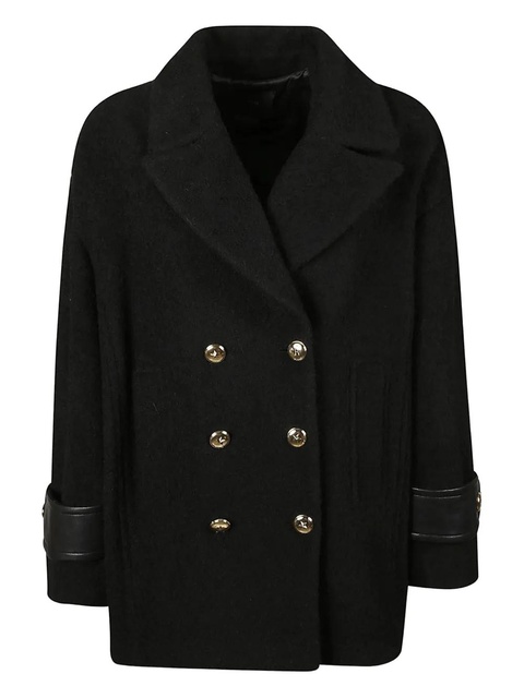 PINKO double-breasted cuff coat - Black - zdjęcie produktu nr 1