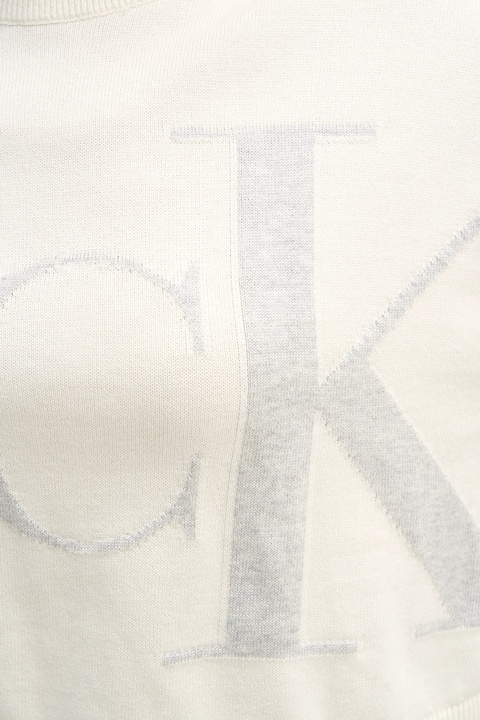 Calvin Klein Jeans sweter bawełniany damski kolor beżowy LV047E304G - zdjęcie produktu nr 2