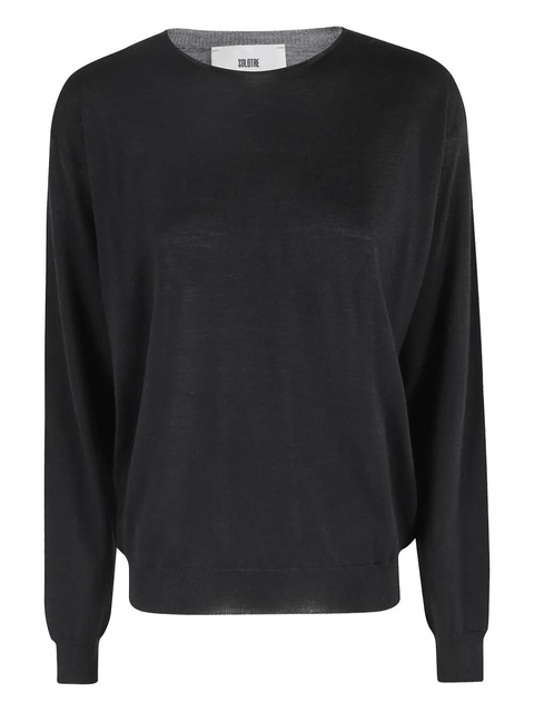 SOLOTRE colour-block sweater - Black - zdjęcie produktu nr 2