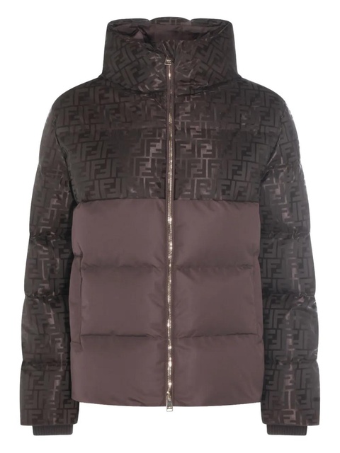 FENDI FF puffer jacket - Brown - zdjęcie produktu nr 1