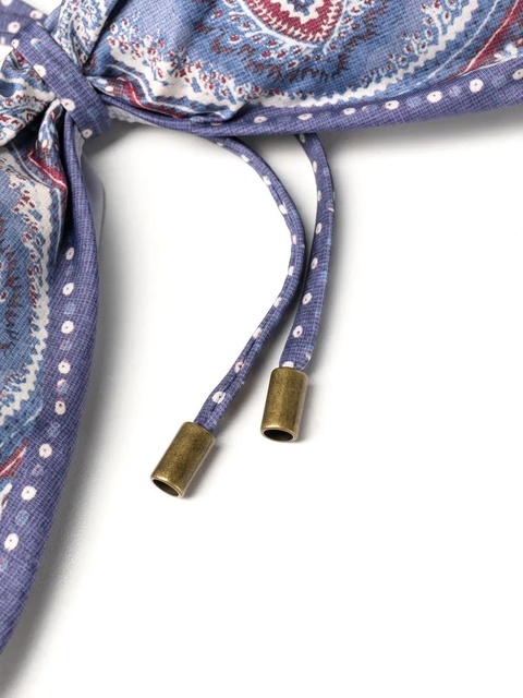 ZIMMERMANN paisley-print halterneck bikini - Blue - zdjęcie produktu nr 1